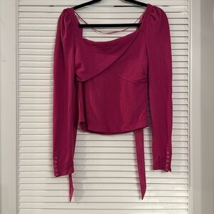 Free People Long Sleeve Blouse